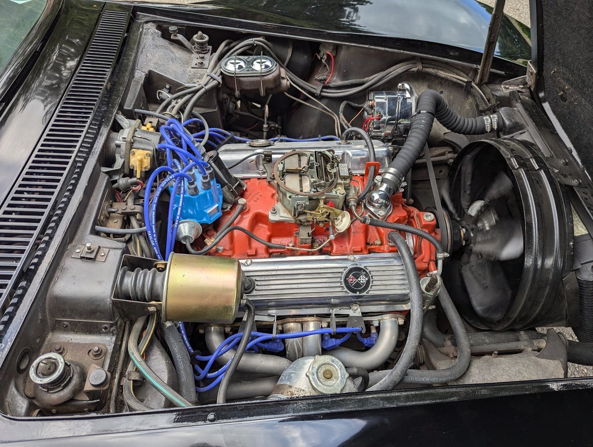 C3 Corvette Engine Bay